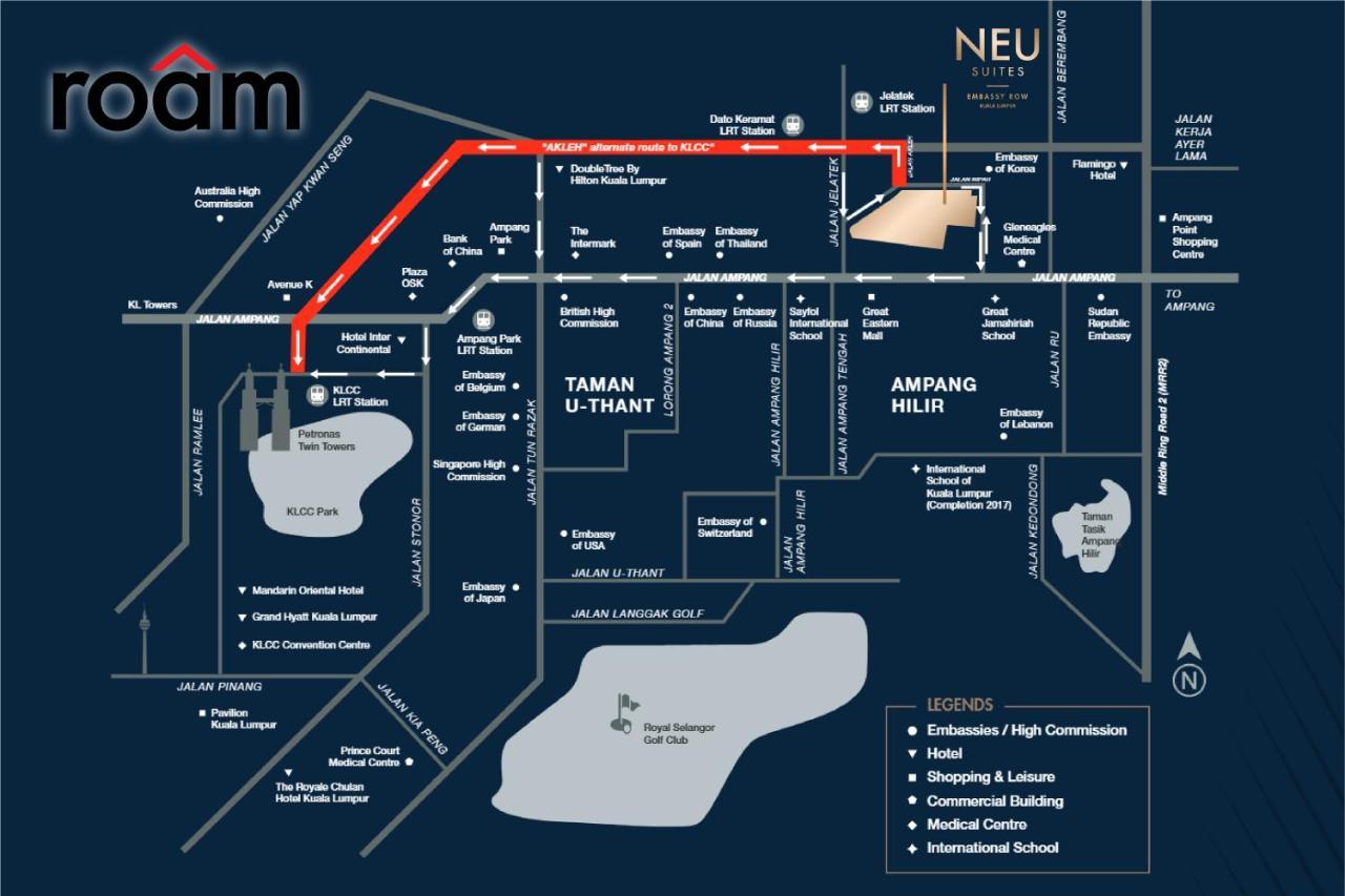 Neu Suites Residence, Embassy Row Κουάλα Λουμπούρ Εξωτερικό φωτογραφία